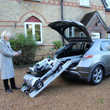 Quingo Flyte Mobility Scooter in gray