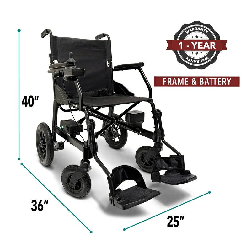 X-lite Ultra Lightweight Foldable Electric Wheelchair 1 year warranty