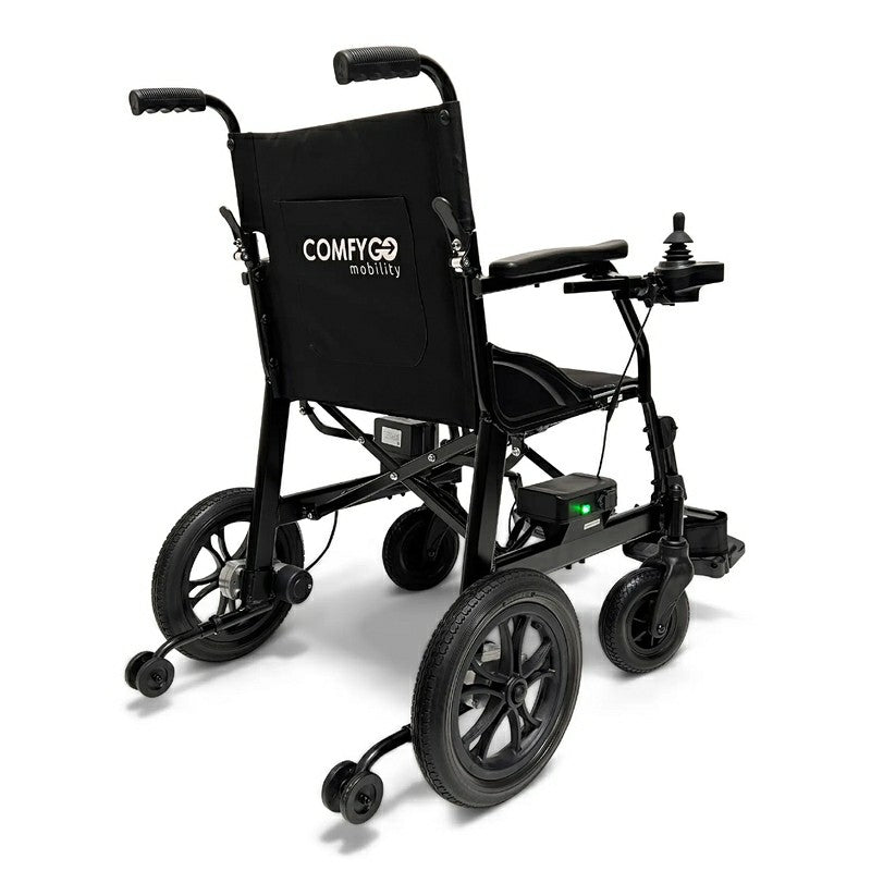 X-lite Ultra Lightweight Foldable Electric Wheelchair in black