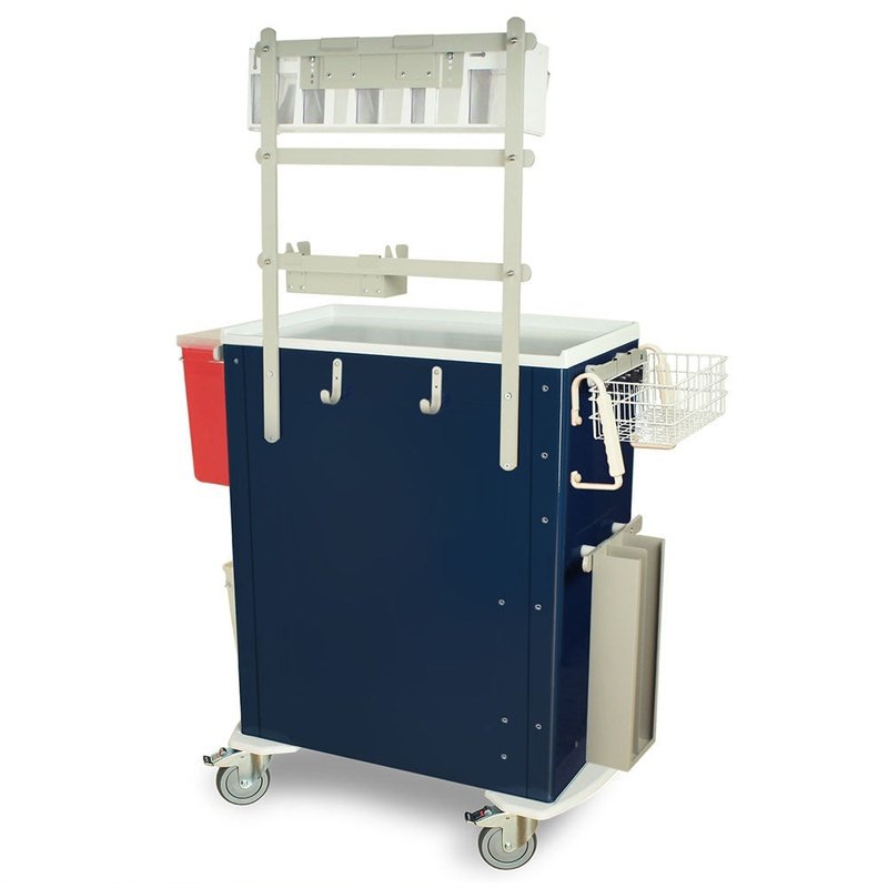 Harloff MDS3030E06+MD30-ANS3 M-Series Tall Anesthesia Cart back view