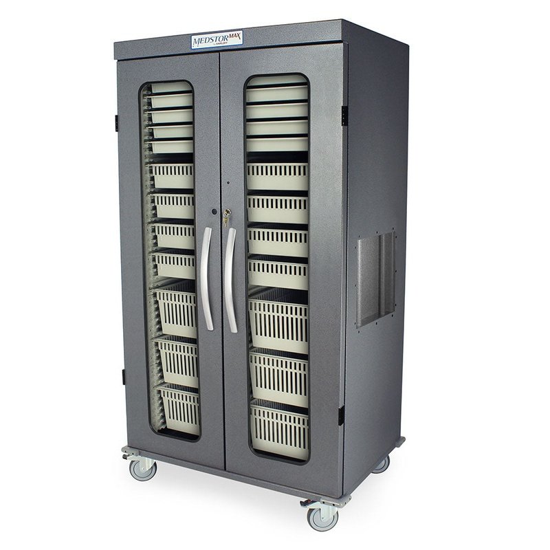 Harloff Double Column Medical Storage Cabinet - Side Step Medical Supply