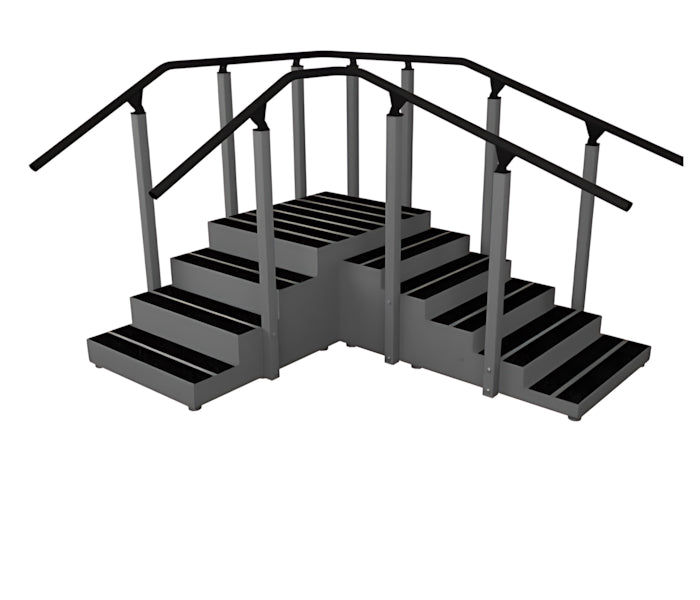 Pivotal Health Solutions Aluminum Training Stairs Corner