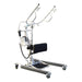 Battery-Powered Sit-to-Stand lift in upright ready-to-use position