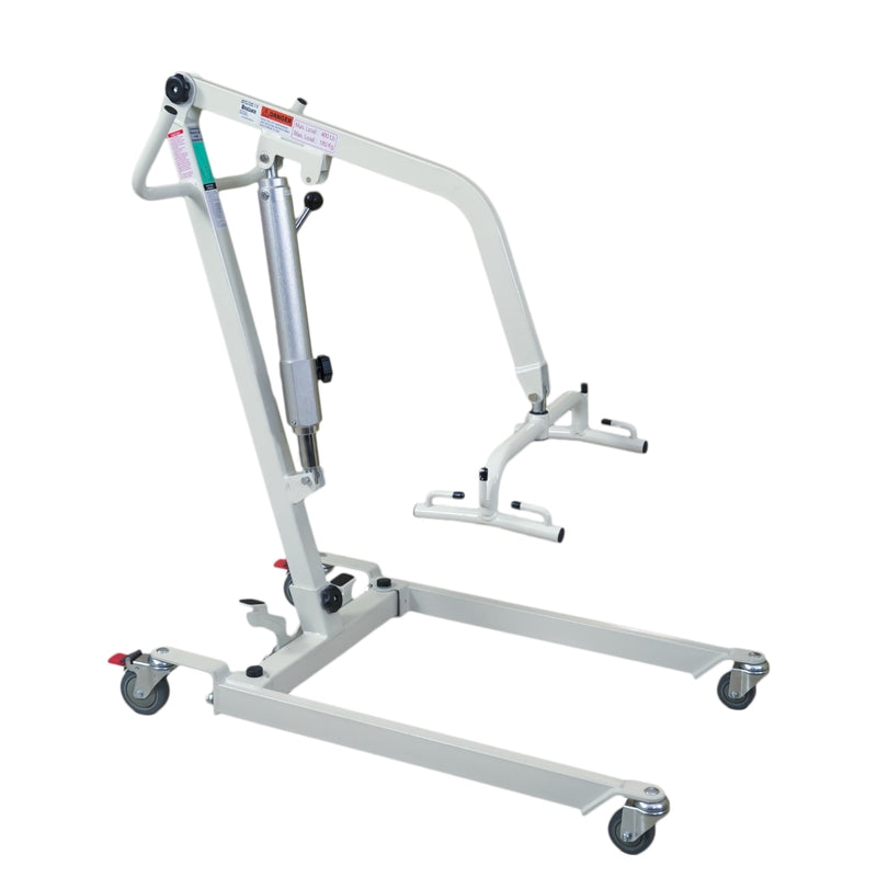 Bestcare PL400H hydraulic mobile lift side view in new condition
