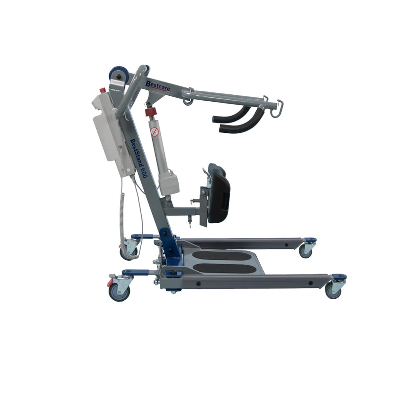 Bestcare SA600 ProCare sit-to-stand lift side view in new condition