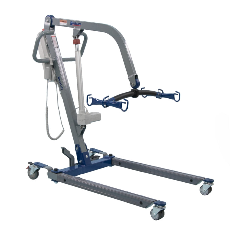 Bestcare ProCare PL600 full electric mobile lift side view in new condition