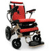 IQ-8000 Remote Controlled Lightweight Electric Wheelchair golden frame red cushion