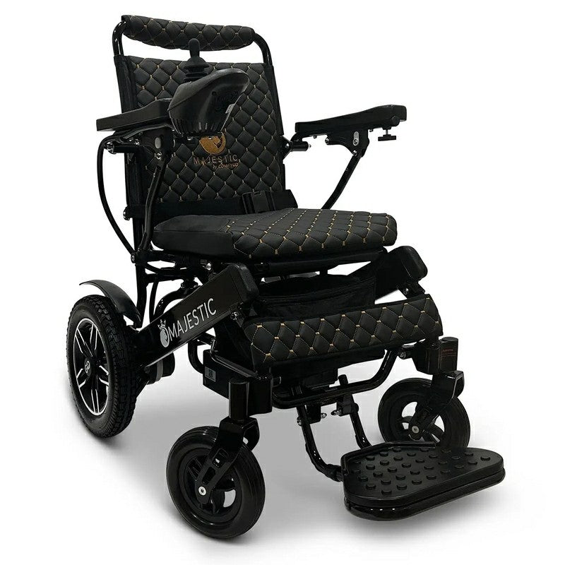 IQ-8000 Remote Controlled Lightweight Electric Wheelchair black frame black cushion