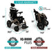 IQ-8000 Remote Controlled Lightweight Electric Wheelchair 3 year warranty
