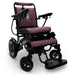 IQ-8000 Remote Controlled Lightweight Electric Wheelchair black frame purple cushion
