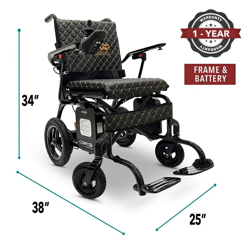 Phoenix Carbon Fiber Electric Wheelchair 1 year warranty