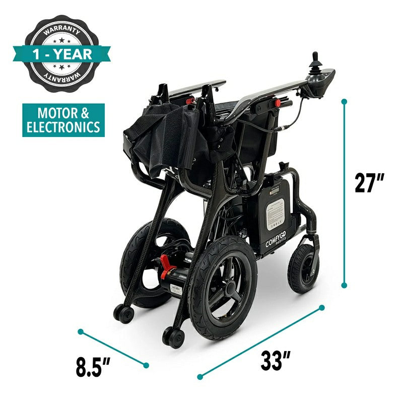 Phoenix Carbon Fiber Electric Wheelchair 1 year warranty