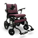 Phoenix Carbon Fiber Electric Wheelchair black frame purple cushion