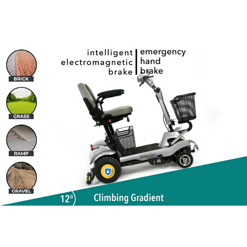 Quingo Flyte Mobility Scooter climbing gradient