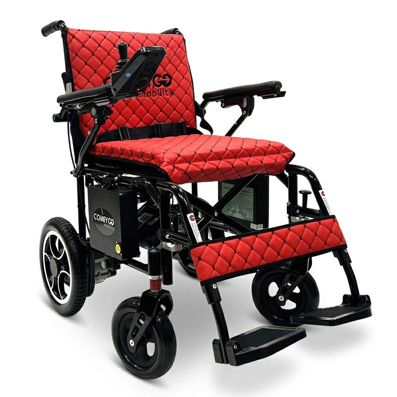 Comfygo X-7 ComfyGO Lightweight Foldable Electric Wheelchair for Travel