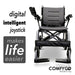 X-7 ComfyGO Lightweight Foldable Electric Wheelchair digital intelligent joystick