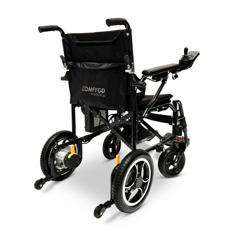X-7 ComfyGO Lightweight Foldable Electric Wheelchair in standard