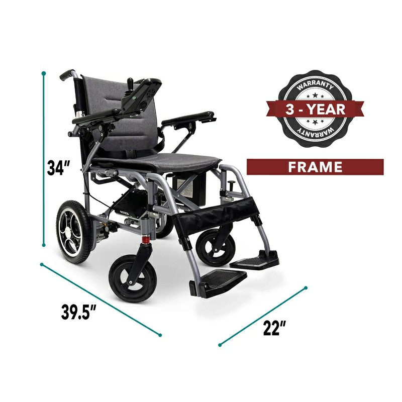 Comfygo X-7 ComfyGO Lightweight Foldable Electric Wheelchair for Travel