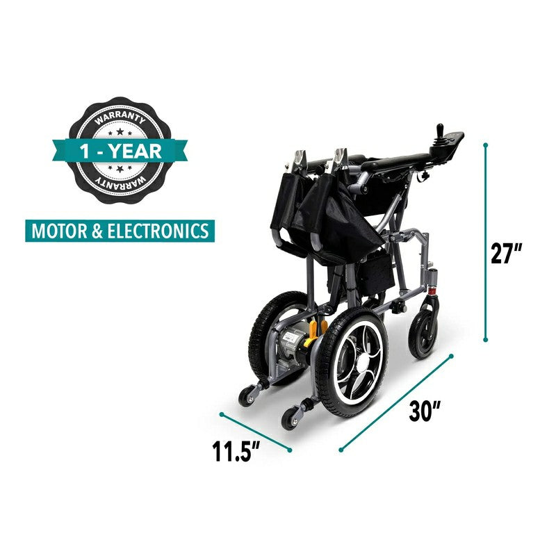 Comfygo X-7 ComfyGO Lightweight Foldable Electric Wheelchair for Travel