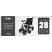 X-lite Ultra Lightweight Foldable Electric Wheelchair in black