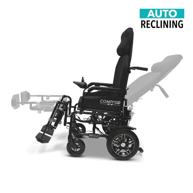 X-9 Remote Controlled Electric Wheelchair in black