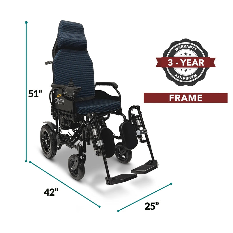X-9 Remote Controlled Electric Wheelchair 3 year warranty