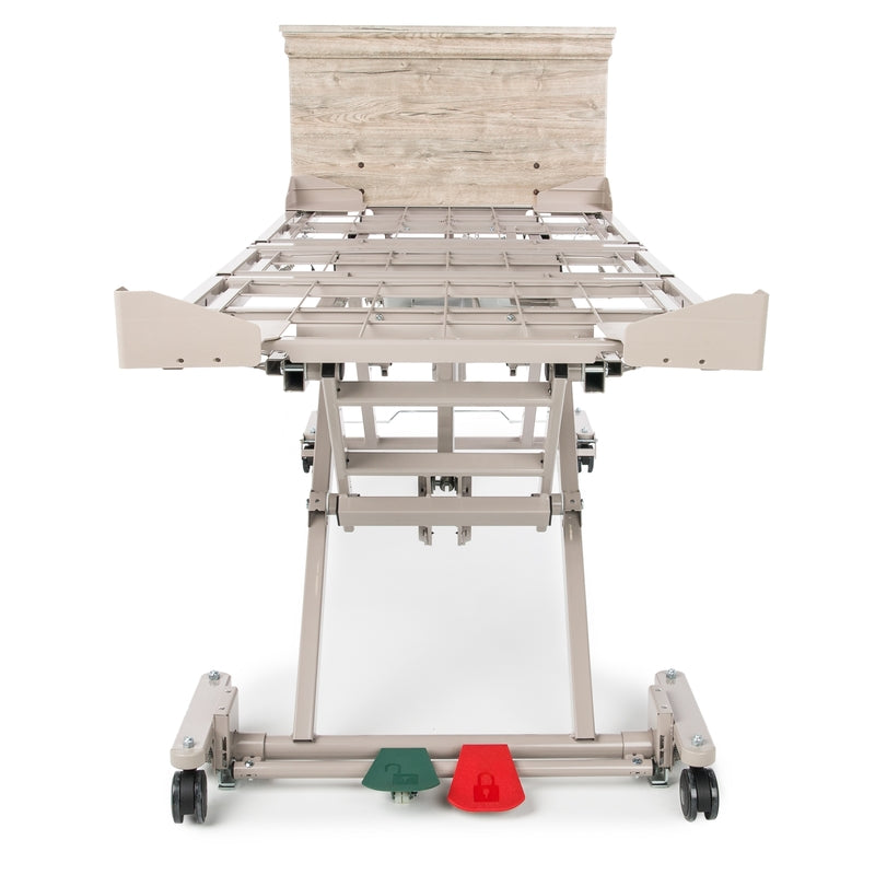 Graham-Field Zenith Wide long-term bed in flat standard resting position with slide in new condition
