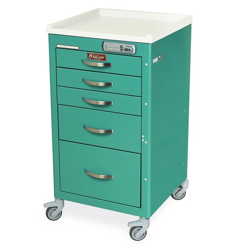 Harloff  M3DS1824E05 M-Series Narrow Anesthesia Cart (Mini Line)
