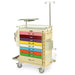 Harloff M-Series Pediatric Cart with MD30-EMG3 Emergency Accessories Package broselow front view