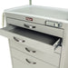 Harloff MDS3030E06 M-Series Tall Anesthesia Cart, Standard Width open drawer