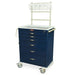 Harloff MDS3030K06+MD30-ANS M-Series Tall Anesthesia Cart front view
