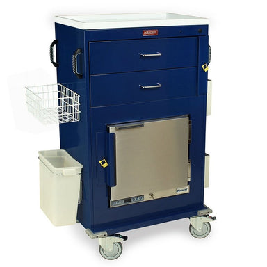 Harloff MH5216B Malignant Hyperthermia Cart with 1.0 Cubic Feet Medical Grade Refrigerator