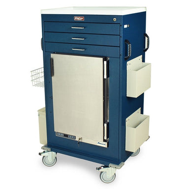 Harloff MH5300K Malignant Hyperthermia Three Drawer Cart front view