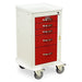 Harloff MPA1824B05 A-Series Narrow Five Drawer Aluminum Crash Cart, Short Height, Mini Width, Five Drawers