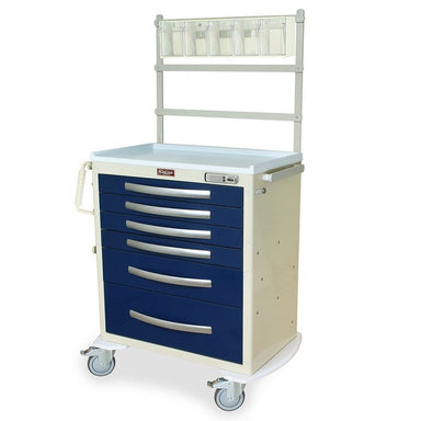 Harloff MPA3027E06-MD30-ANS A-Series Anesthesia Cart with Accessories Package, Medium Height, Standard Width, E-Lock