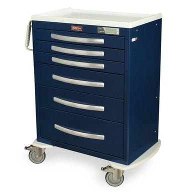 Harloff MPA3030EKC06 A-Series Lightweight Aluminum Anesthesia Cart, Tall Height, Standard Width