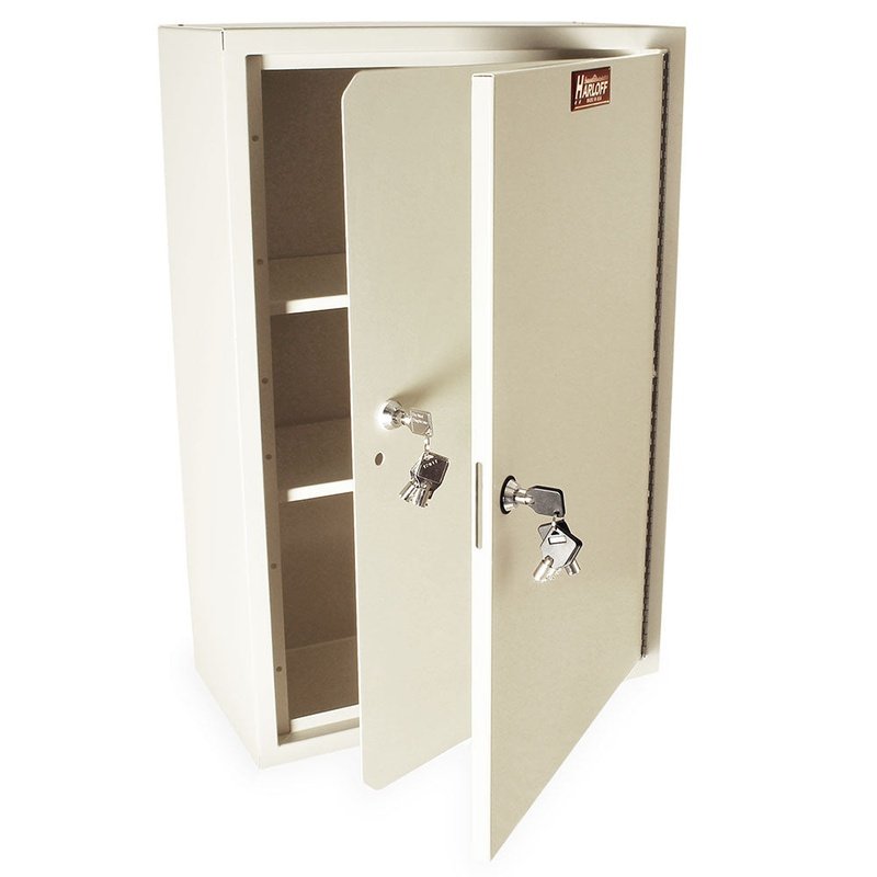 Harloff NC24C16-DT2 Tall Narcotics Cabinet, Locking Outer door, Locking Inner Door