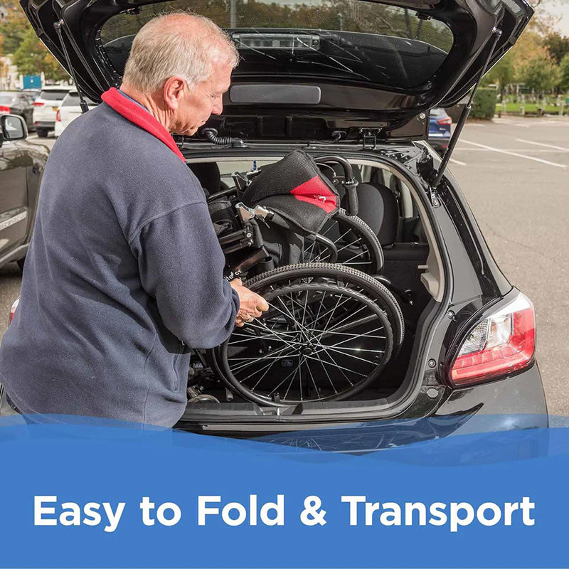 Journey Health C2 So lite Wheelchair Folded into a car
