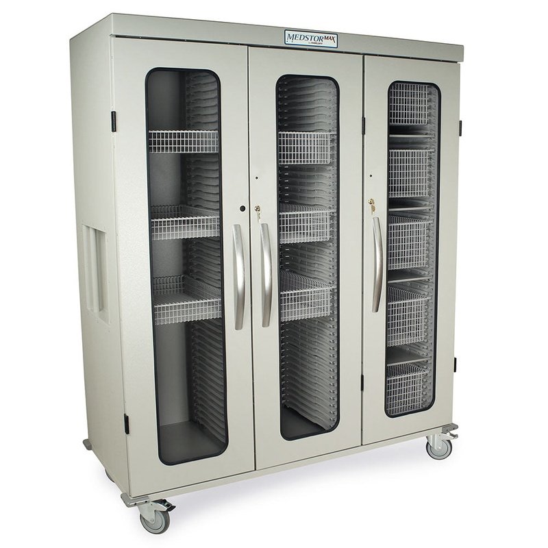 Harloff Triple Column Medical Storage Cabinet - Side Step Medical Supply