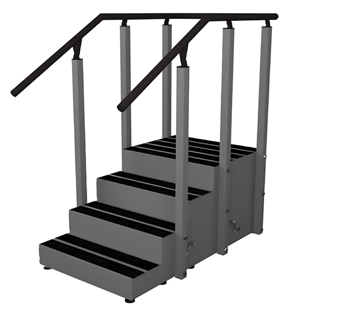 Pivotal Health Solutions Aluminum Training Stairs Straight