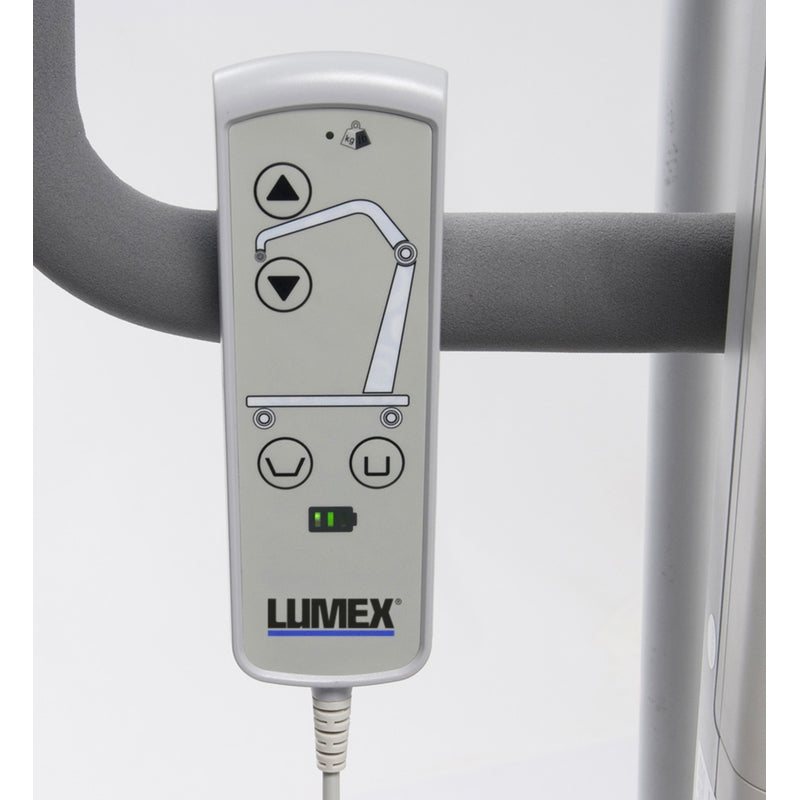 Pro battery-powered floor lift with hand control pendant in new condition