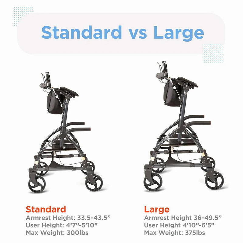 UP Walker Standard vs Large Size difference
