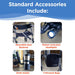 Upwalker Premium Lite i200 (Accessories Reversible Seat Backrest, Light, drink holder, 2 Personal bags)